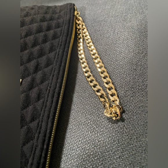 ⭐️Tarte Quilted Cosmetic Makeup Jewelry Bag Wristlet Clutch Purse Gold Chain - Picture 4 of 16